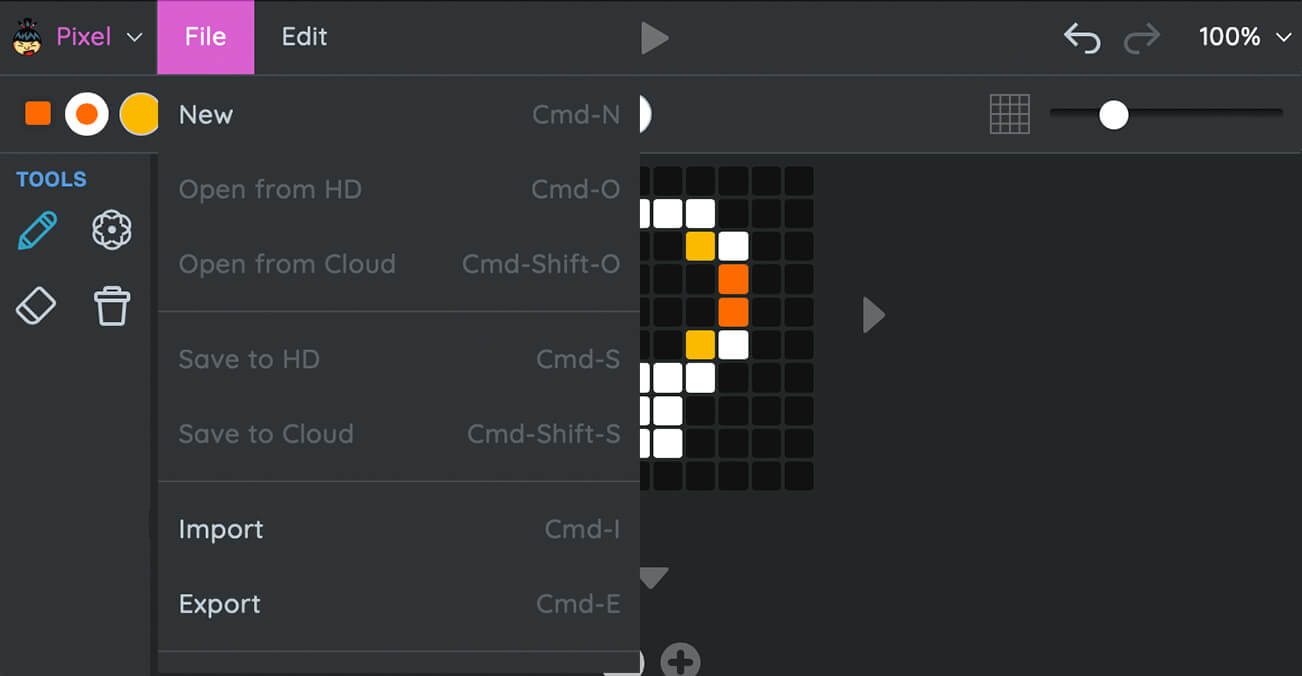 Buka dan simpan dari hard drive atau simpan ke cloud dan bagikan ke orang lain